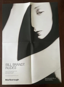 BILL BRANDT NUDES Poster Esposizione 16" X 23" MARLBOROUGH 2021 (NYC) - Foto 1 di 1