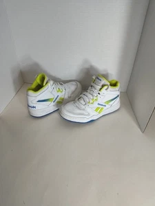 Reebok BB4500 Court Kid's Size 3 Sneaker Basketball Shoes White Trainers - Picture 1 of 9