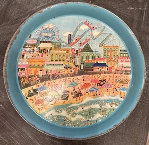 Bandeja metálica Ballonoff Pepsi Coney Island vintage años 50 - Imagen 1 de 6