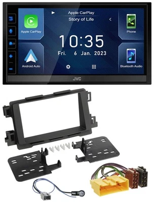 JVC DAB Bluetooth MP3 USB 2DIN Autoradio für Mazda 6 2013 2015 CX-5 ab 2012 schw - Bild 1 von 4