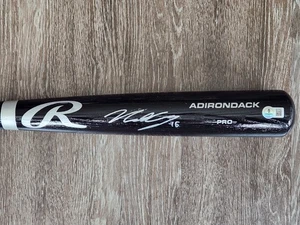 Nick Kurtz Oakland Athletics Autografiado Negro Rawlings Pro Bat Beckett  - Imagen 1 de 8