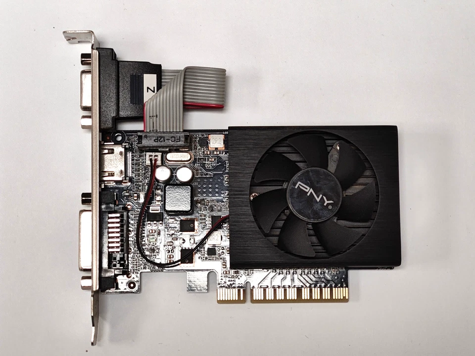 PNY Geforce GT 730 2GB GDDR3 GMG731WE2F2CA1KTP Video Graphics Card GPU - Image 1 of 1