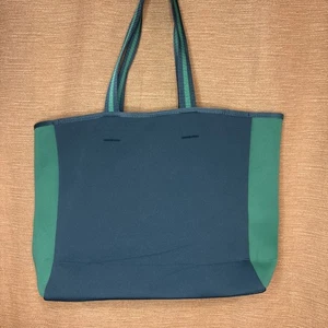 Borsa tote SUMMERSALT in neoprene da spiaggia piscina verde - Foto 1 di 6