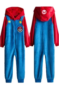 Pijama con capucha Super Mario de una pieza edades 3-12 años - Imagen 1 de 1