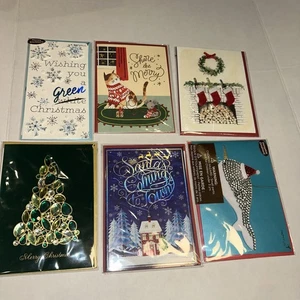 Konvolut 6 Papyrus Premium Weihnachtsfeiertagskarten - Bild 1 von 13