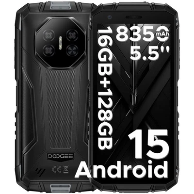 DOOGEE FIRE3PRO Android 15 Cell Phone Outdoor Smartphone 16GB+128GB 8350mAh New - Image 1 of 4