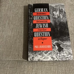 German Question Jewish Question Paul Lawrence Rose - Picture 1 of 2