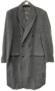 Savoy Taylors Guild, Charcoal Grey, Wool/Cashmere, Coat, Men's Chest 59cm - Picture 1 of 6