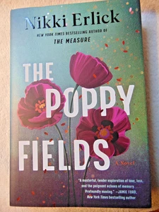 The Poppy Fields Nikki Erlick  Deluxe First Edition 2025 Purple  Edges  HC NEW - Picture 1 of 5
