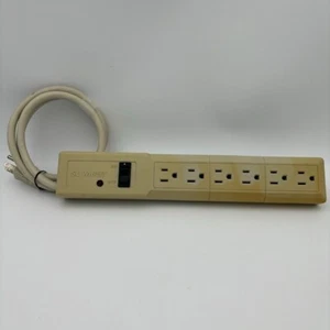 SL Waber Power Strip Six 6 Outlet Surge Protector 15 Amp 120 VAC 60Hz - Picture 1 of 12