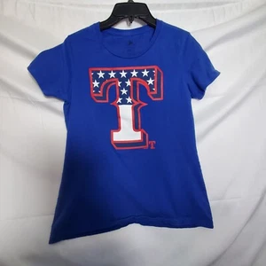 Texas Rangers T-Shirt amerikanische Flagge T-Logo, Kinder oder Damen Large - Bild 1 von 5