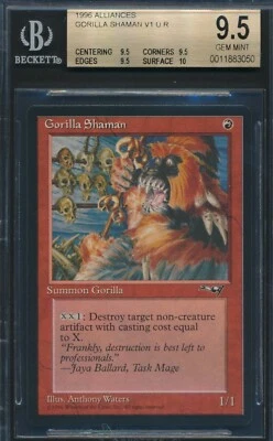 Alliances Gorilla Shaman BGS 9.5 Graded Magic MTG (3050) - Image 1 of 3