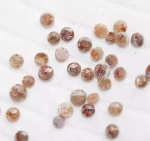 1.01 ct Natural Rose cut Loose Round Shape Diamond Red color Diamond 2.0-3.0MM 0 - Picture 1 of 4