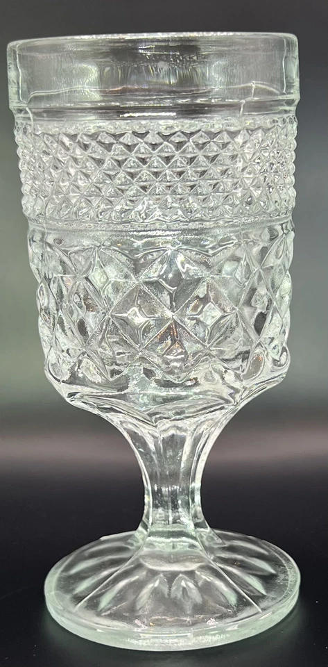 Vintage Anchor Hocking Wexford Clear Pressed Diamond Pattern Glassware - Image 1 of 1