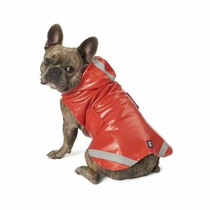 PETRAGEOUS HUNDE REGENMANTEL LONDON SLICKER ROT GRÖSSE SMALL MEDIUM LARGE NEU MIT ETIKETT - Bild 1 von 3