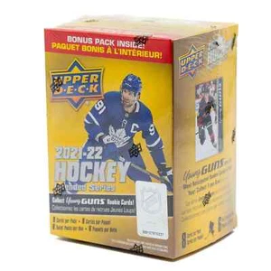 Caja bláster de hockey serie extendida Upper Deck 2021-22