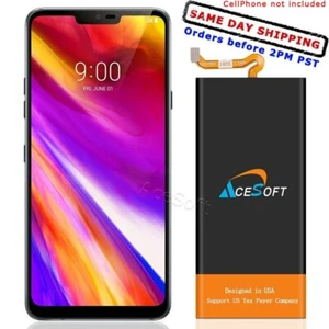 High Capacity AceSoft 3920mAh Li-ion Battery for LG G7 ThinQ LMG710TM CellPhone - Picture 1 of 2