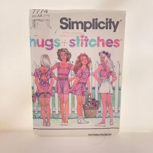 #7774 Simplicity Girls Shorts and Tops Sewing Pattern Size 7-10 - Picture 1 of 4