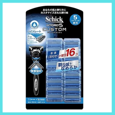 Schick Hydro 5 Custom Holder + 16pc Refill Blades for Shaver 5-layer Men's Razor - Image 1 of 4