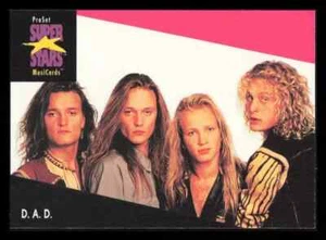 1991 PRO-SET MUSIC SUPER STARS MusiCards Collectible Trading Card #160 😎 D.A.D. - Picture 1 of 2