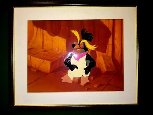 ROCKO, BLUTH STUDIOS PEBBLE & PENGUIN KEY PRODUCTION BG SETUP, 1995, NEW, FRAMED - Picture 1 of 7
