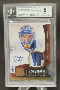 2010-11 The Cup Gold Rainbow #147 Dustin Tokarski RC 2/40 BGS 8 Graded