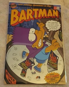 Bartman Comics 1  Bongo Comics 1993 Giant Pull Out Poster High Grade Unread Copy - Picture 1 of 3
