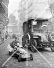 Pedal Car On Coble Stone Street Holland Vintage 8x10 Photography Reprint