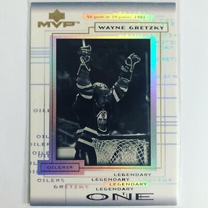 1999-00 Upper Deck MVP - Wayne Gretzky Legendary One Hologram #LO-4 - NM/MT