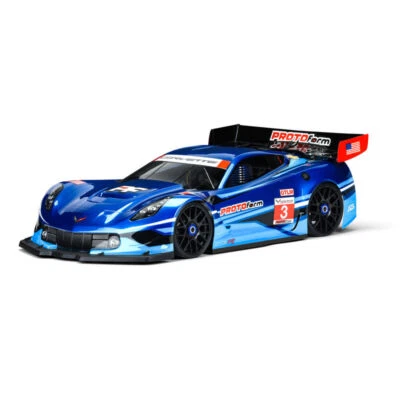 PROTOform 1/8 GT On-Road Chevrolet Corvette C7-R Unpainted Body PRM155140 - Image 1 of 2