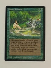 MTG - Sylvan Paradise, Legends, Light Play, Vintage Green Magic The Gathering