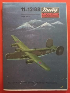 Modellbaubogen Maly Modelarz 11-12/88, B-24 LIBERATOR  in 1:50 - Picture 1 of 13