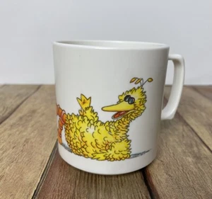 Taza de plástico vintage Jim Henson Sesame Street Muppets Big Bird 1977 - Imagen 1 de 5
