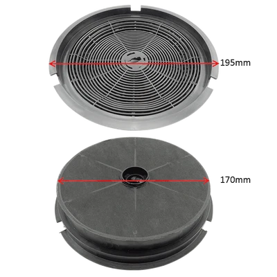 ROBINHOOD WESTINGHOUSE CHEF TECHNIKA 2 PACK ELECTROLUX WESTINGHOUSE R/HOOD ARCFD ULX251 CARBON CHARCOAL FILTER