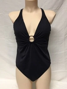 Damen-Badeanzug neu mit Etikett Bleu Rod Beattie tief ausgeschnitten Neckholder Bauchkontrolle 1-teilig - Bild 1 von 7