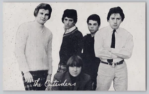 Vintage Arcade Karte der Outsider Singgruppe mit Bio auf Rückseite - Bild 1 von 2