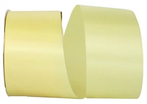 Florist Ribbons:  2.5" x 50 yards --- Satin Acetate Ribbon --- Maize Color - Picture 1 of 1