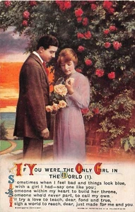 POSTCARD SONGS - IF YOU WERE THE ONLY GIRL IN THE WORLD - SET OF 3 - Picture 1 of 6