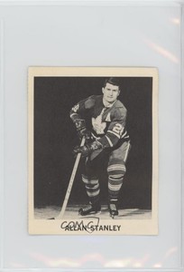1965-66 Coca-Cola NHL Players Allan Stanley HOF