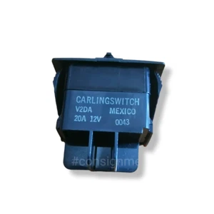 Carling Technologies V Series Rocker Switch V2DA 20a 12v Momentary On/Off - Picture 1 of 6