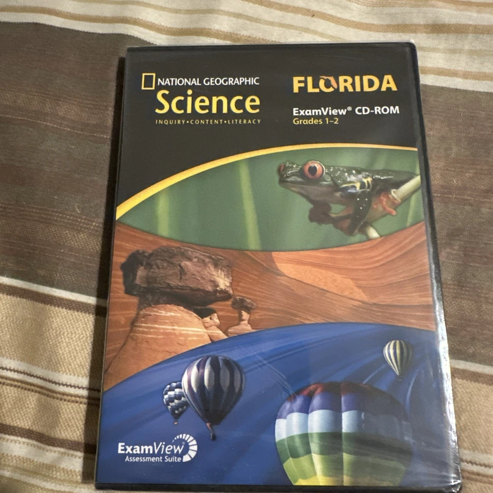 National Geographic Science Exam Review CD-ROM Grades 1-2/Mfg. Sealed - Image 1 of 2