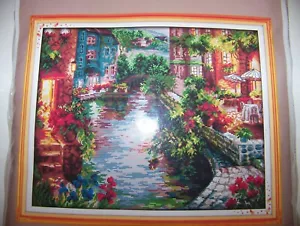 Joy Sunday Cross Stitch Kit Number 2395 The Lakeside Houses - Picture 1 of 6