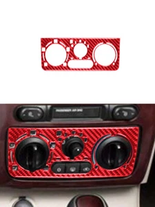 Red Carbon Fiber Air Conditioner Button Panel Sticker Trim For Chevrolet COBALT - Picture 1 of 12