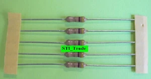 4,7 Ohm - Menge 5 Widerstände 4,7 Ohm 1/2 W 0,5W 5% halbes Watt 5X -- BONUS! - Bild 1 von 3