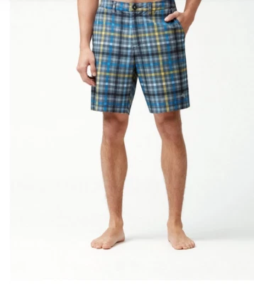 Pantalones Cortos Tommy Bahama Para Hombre Talla 36 Island Active Multicolor Cuadros Cayman Spectrum Foto 1 de 4