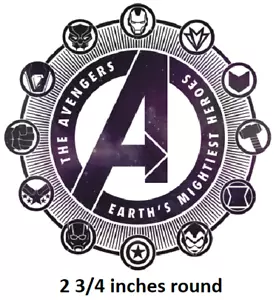 Calcomanía de pared clásica con logotipo de Avengers A pegatina de cómics peeling y palo vinilo artístico - Imagen 1 de 1