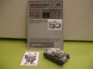 =Axis & Allies RESERVAS PzKpfw 38(t) con tarjeta 30/45 = - Imagen 1 de 1