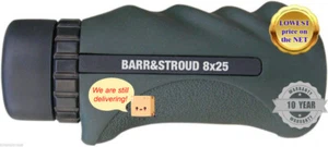 Barr & Stroud Sprite Mini 8x25 Waterproof Bak-4 Monocular inc 10 Year Warranty - Picture 1 of 6