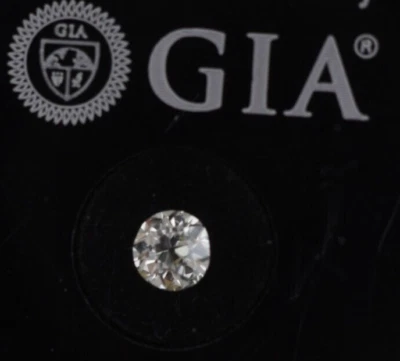 Diamond 0.86CT Natural Old European Brilliant Round N I-1 GIA Certified - Image 1 of 4