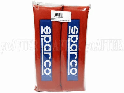 Sparco Racing 3 英寸比赛安全带肩带肩垫(红色)100%正品 — 第 1/2 张图片